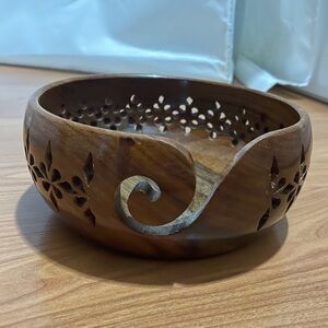 Wooden Yarn Bowl